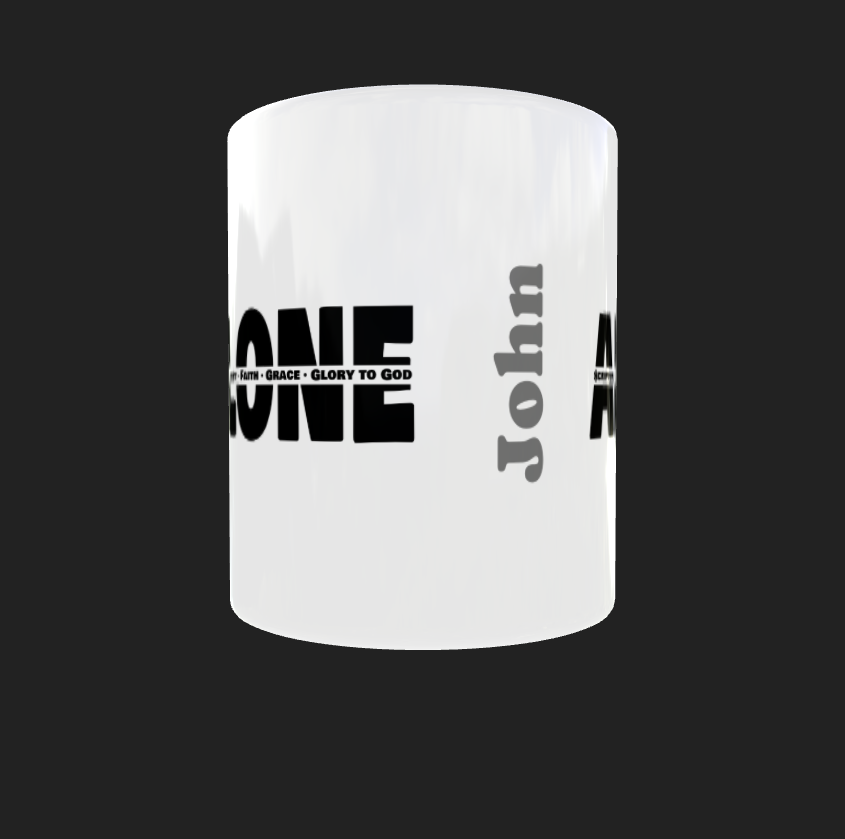 MUG: ALONE (Five Solas)