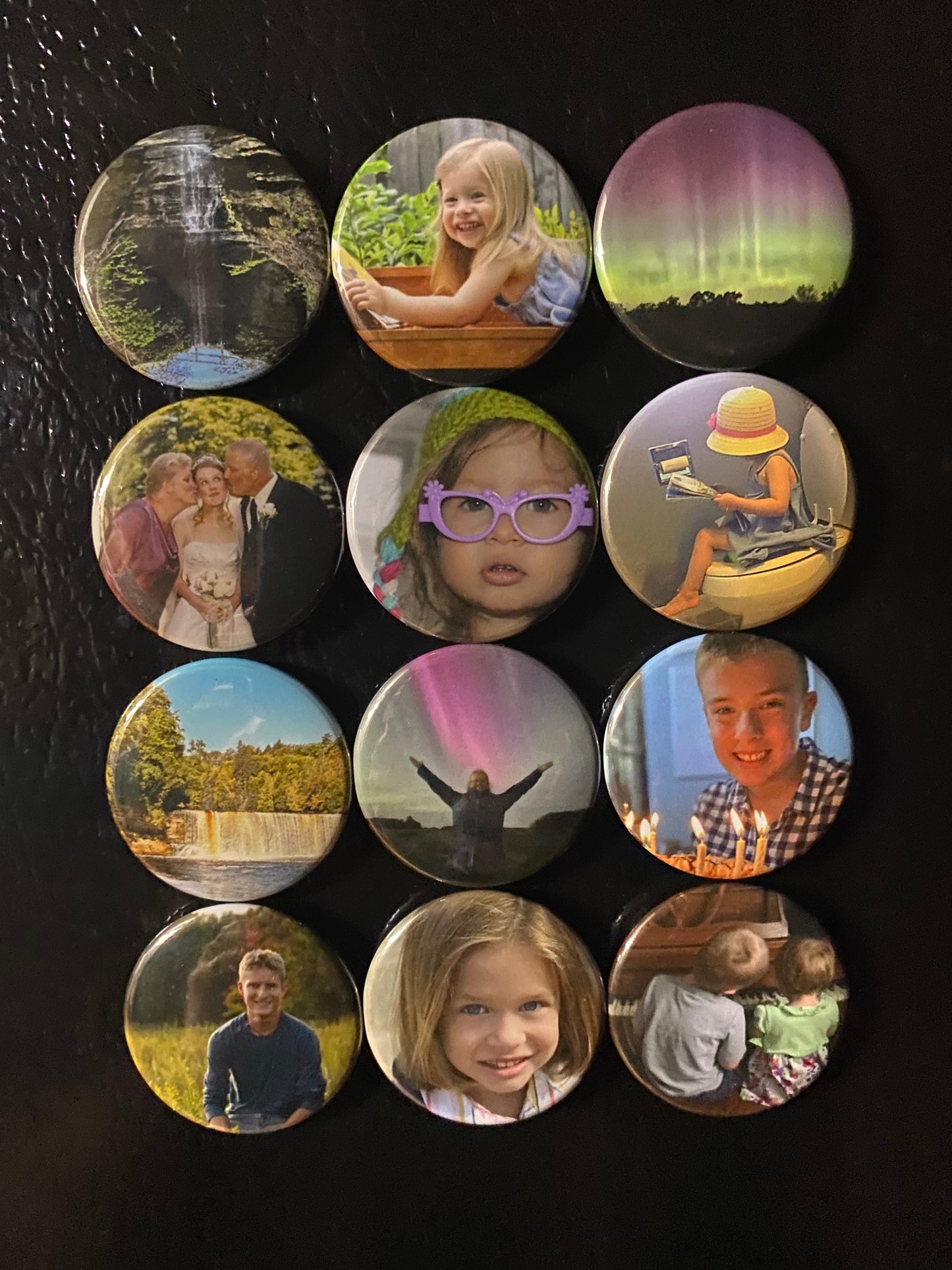 Custom 1.5" Circle Photo Magnets