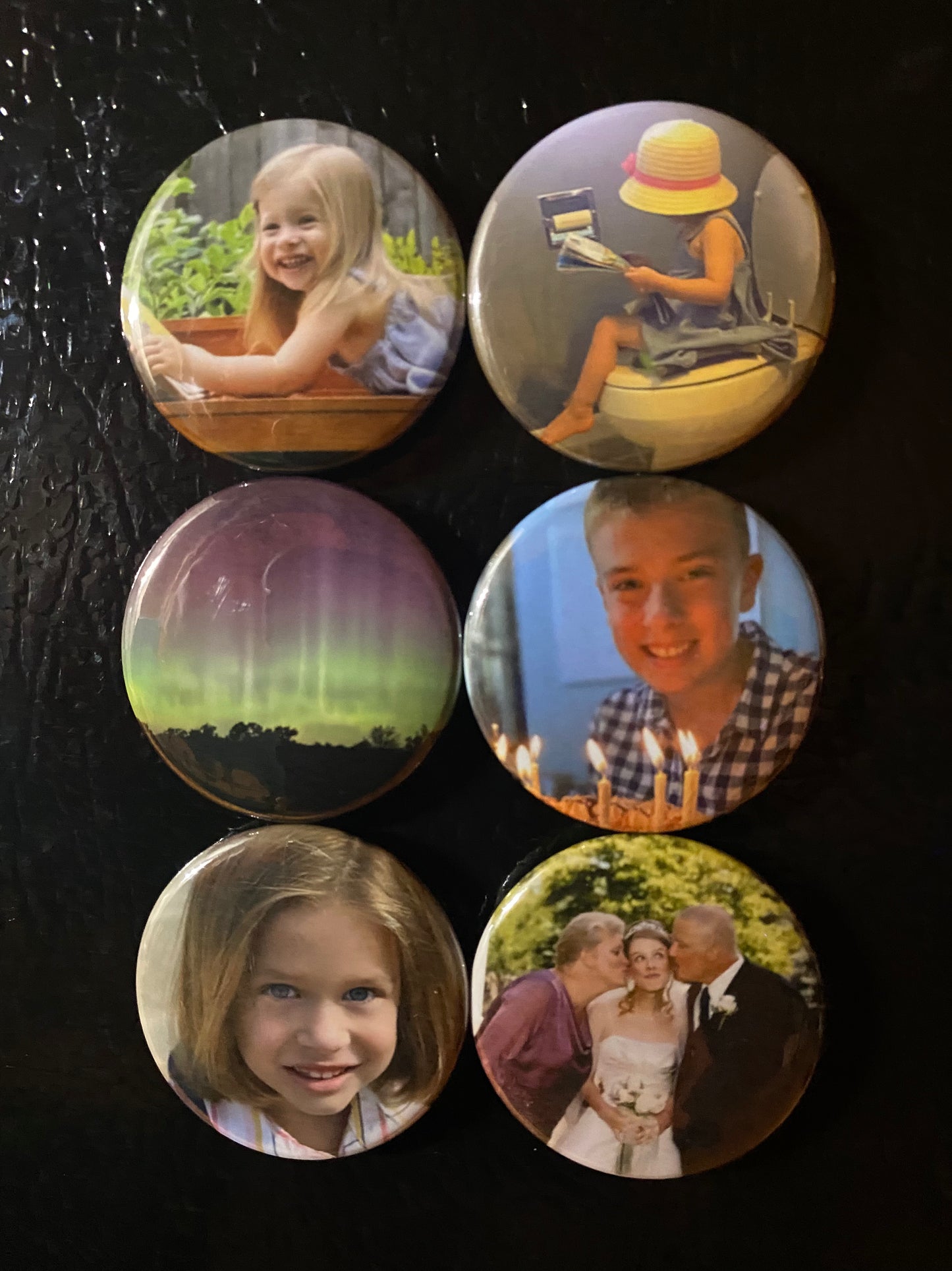 Custom 1.5" Circle Photo Magnets