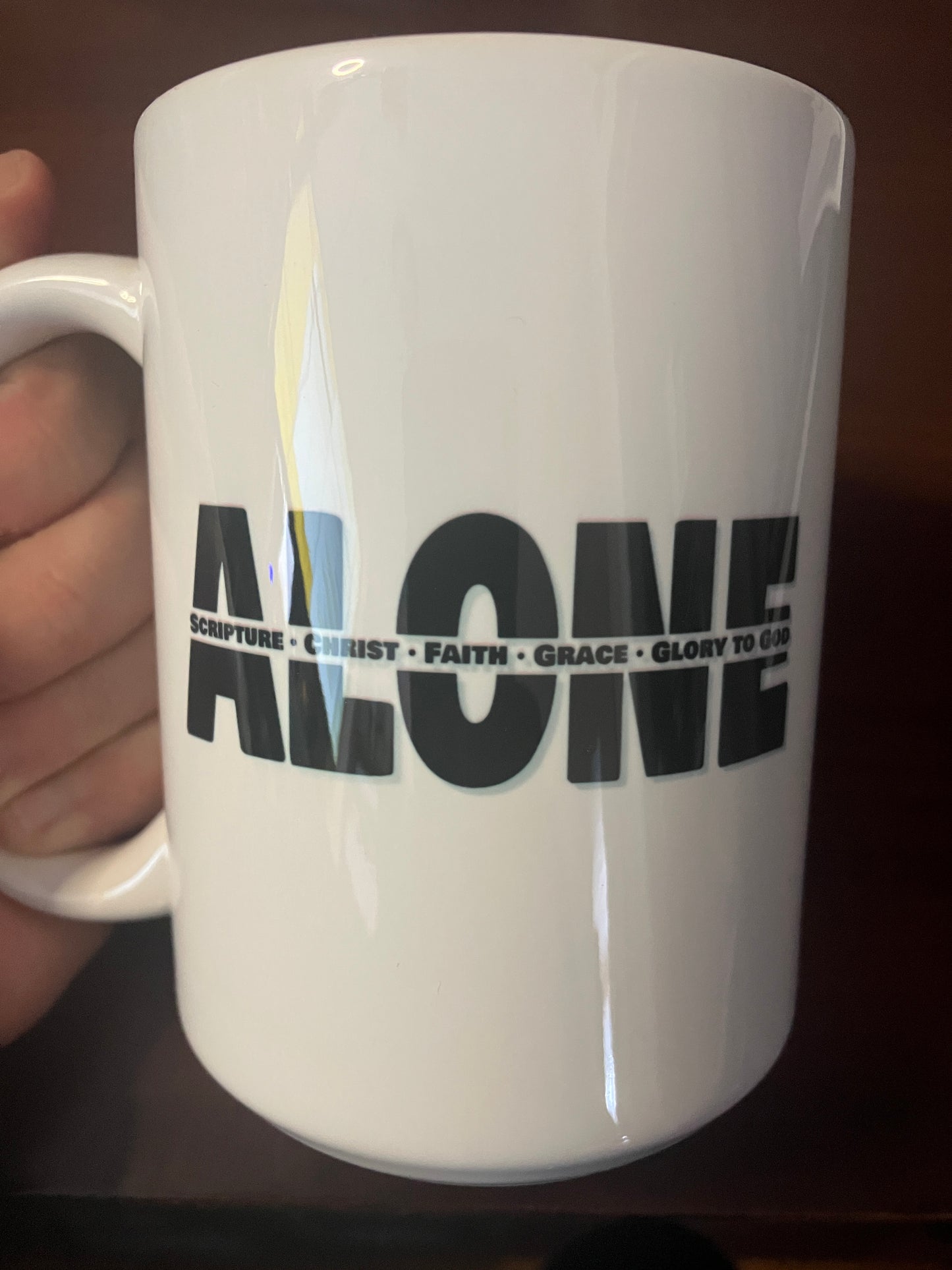 DISCOUNTED Mug: Alone: Five Solas