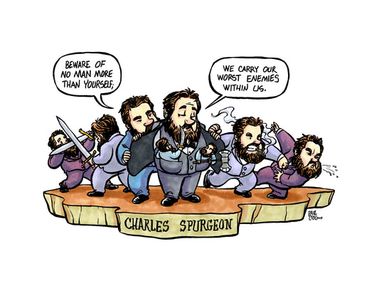 PRINT: Charles Spurgeon Fight